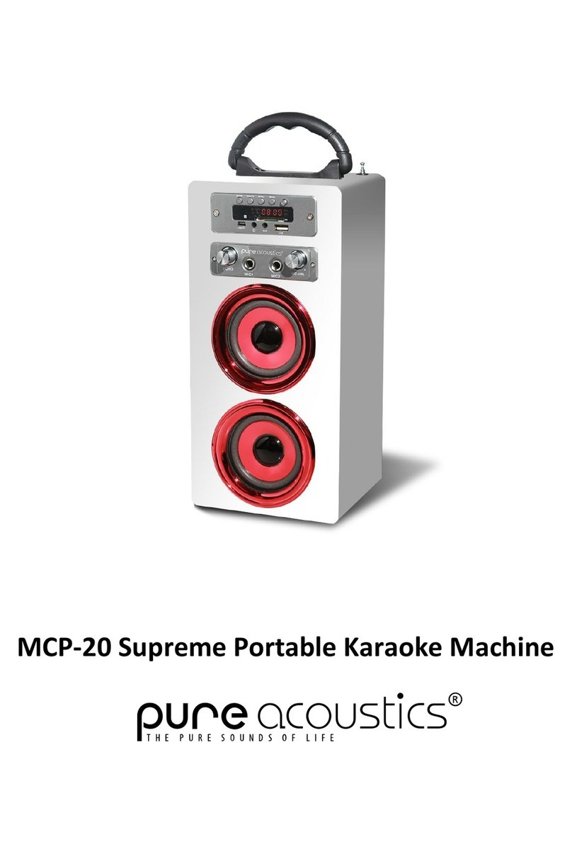 Pure Acoustics MCP-20 User manual