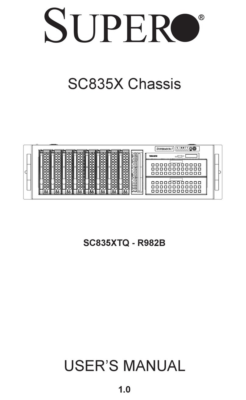 Supero SC835XTQ - R982B User manual Supero SC835XTQ - R982B User manual