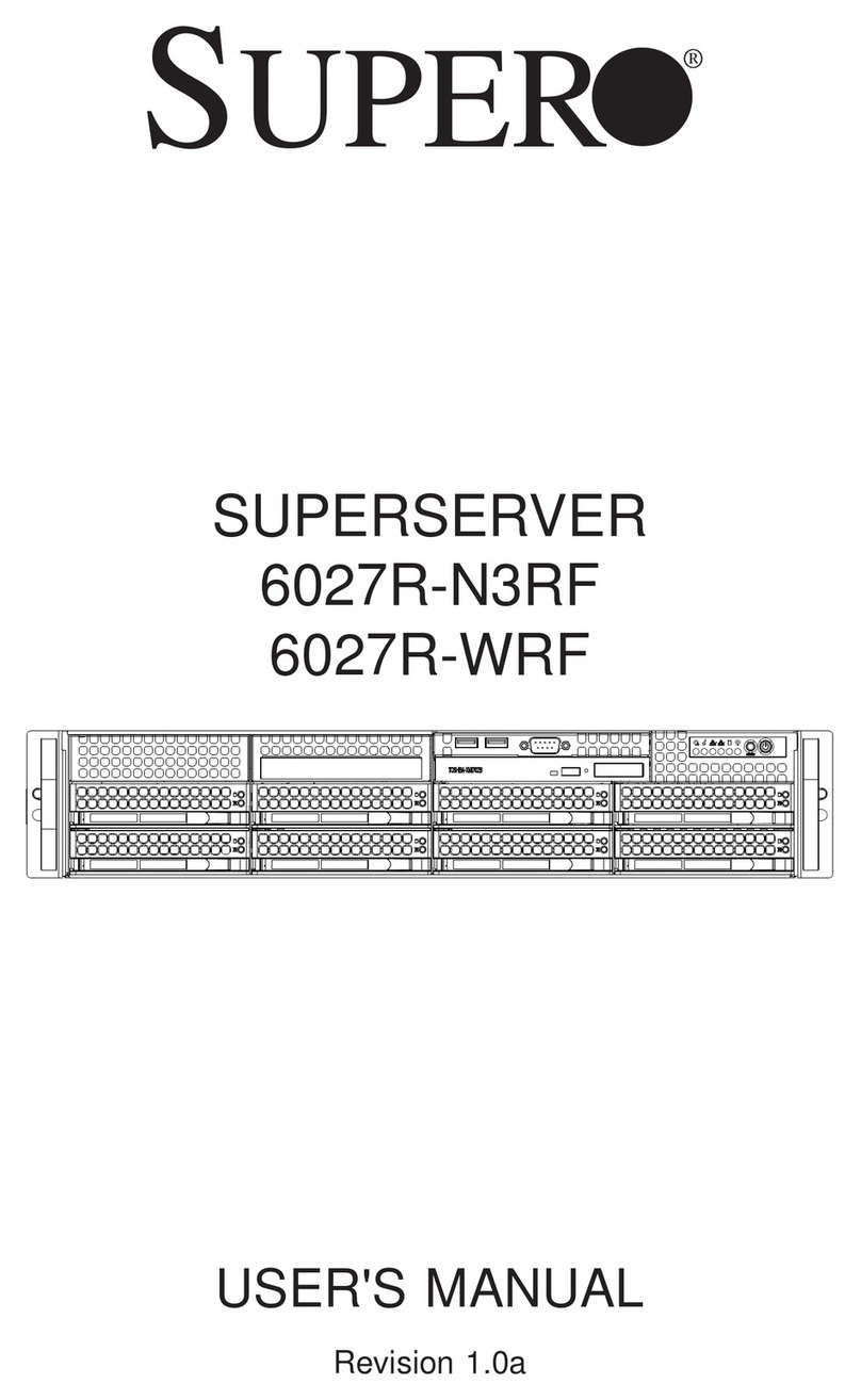 Supero SUPERSERVER 6027R-N3RF user manual