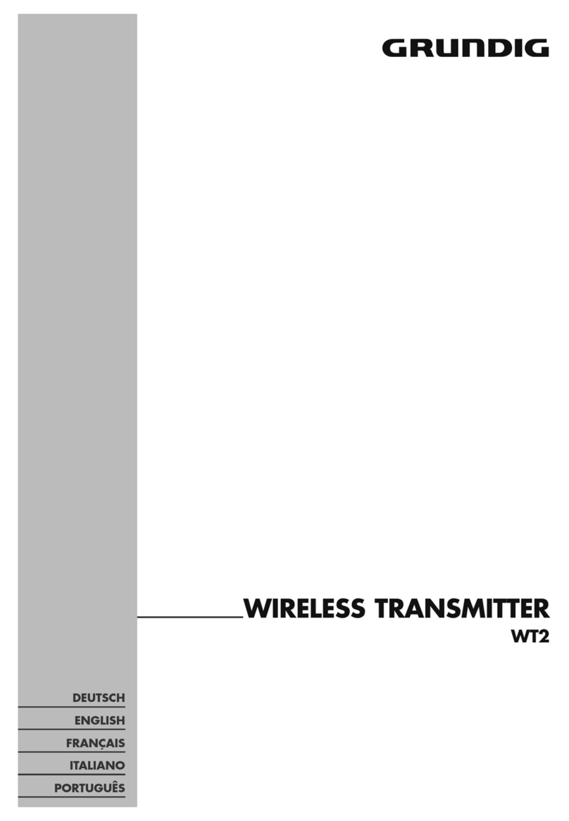 Grundig WT2 User manual