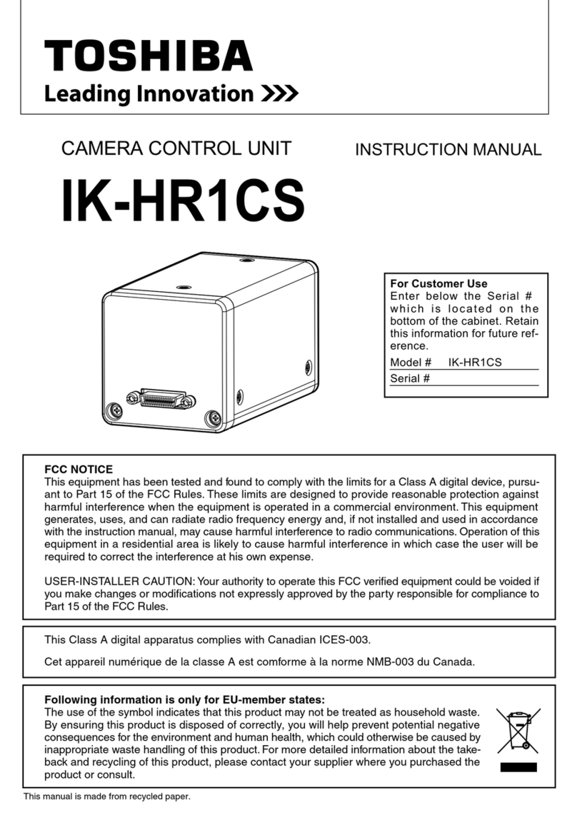 Toshiba IK-HR1CS instruction manual