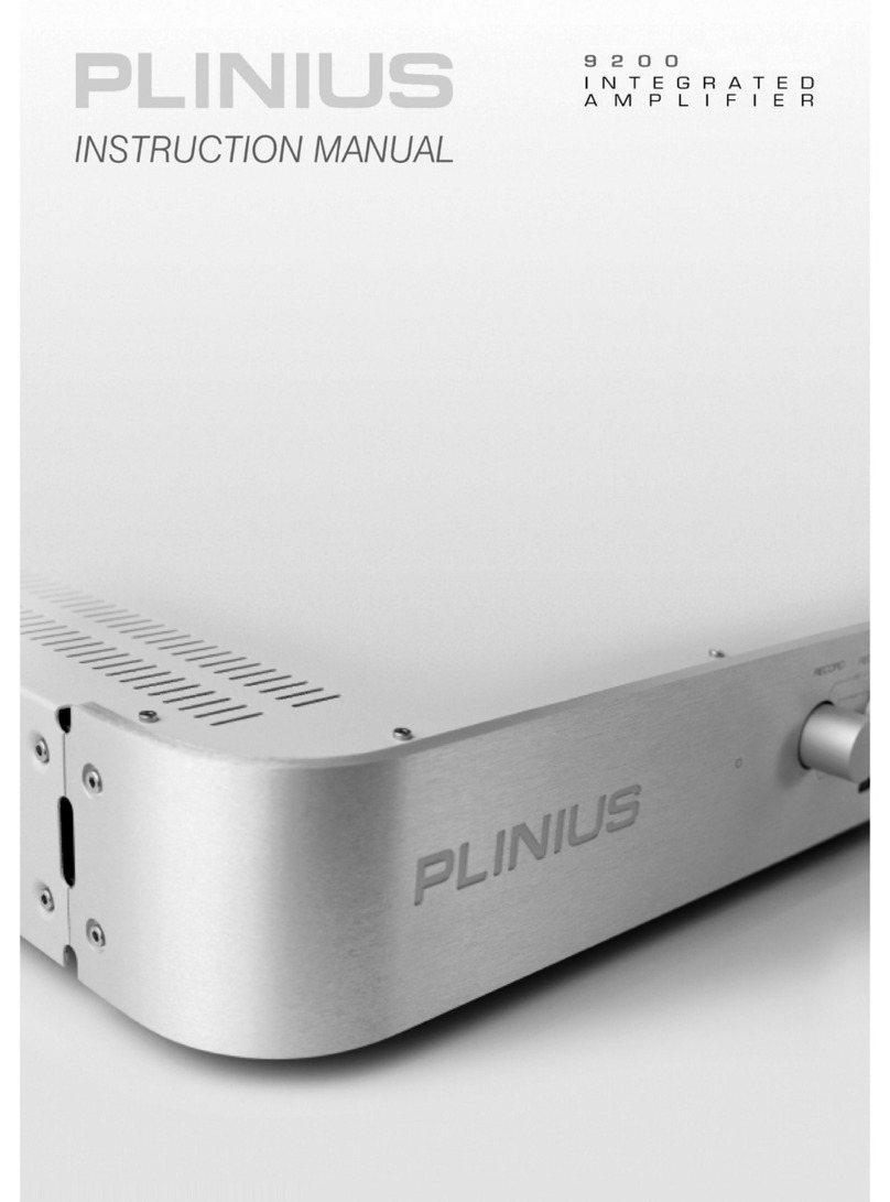 Plinius 9200 User manual
