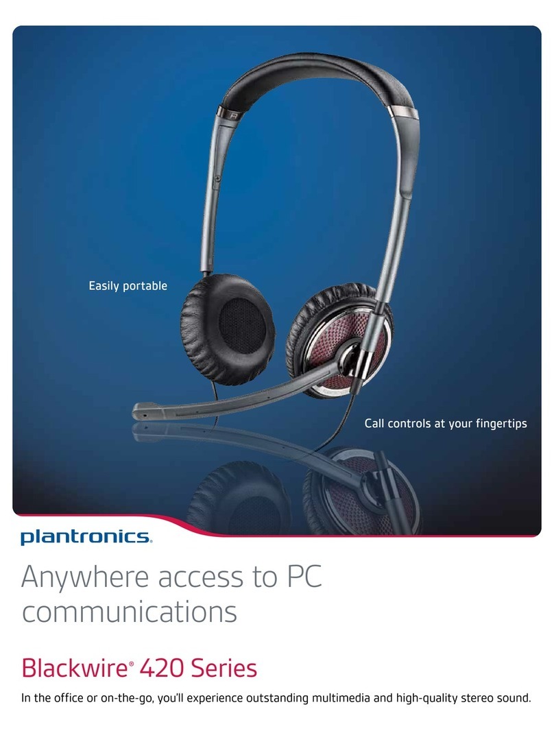 Plantronics Blackwire 420 series Specifications