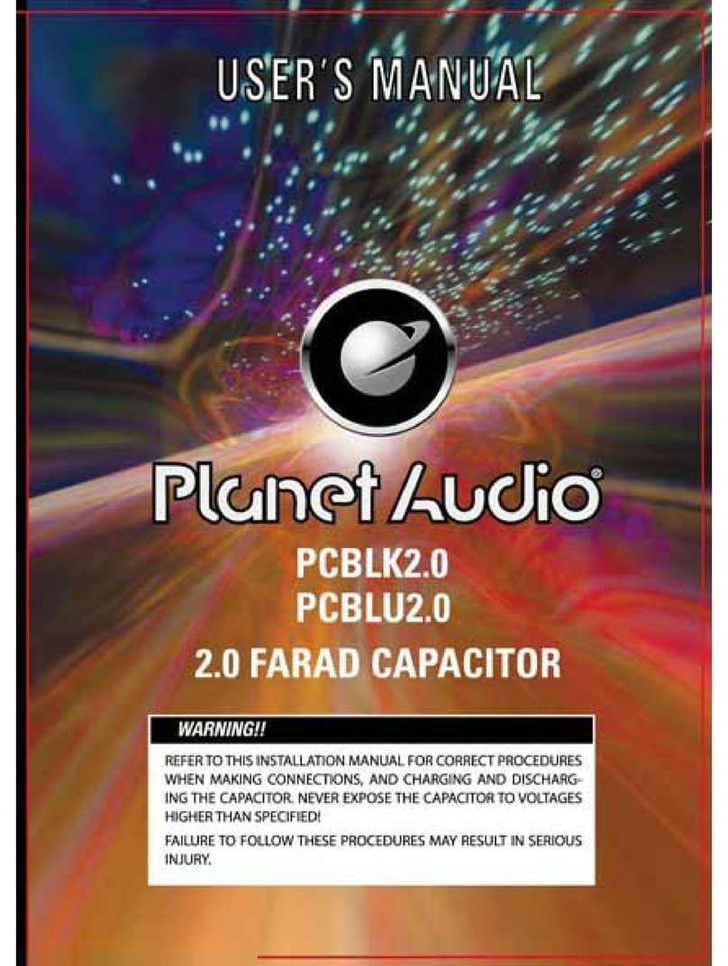 Planet Audio PCBLK2.0 user manual