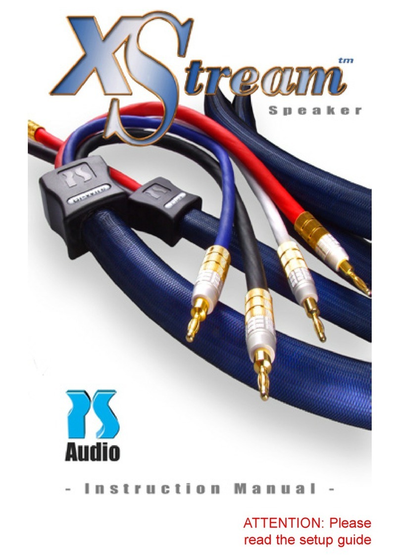 PS Audio XStream instruction manual
