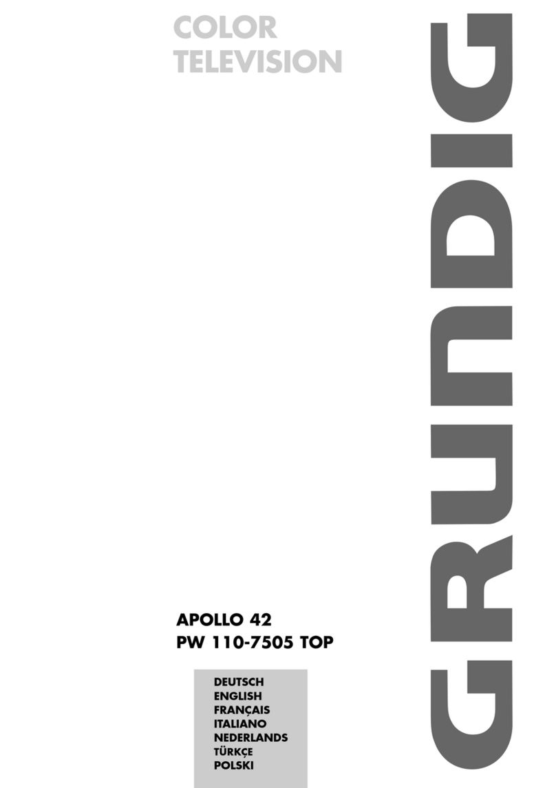 Grundig APOLLO 42 PW 110-7505 TOP User manual
