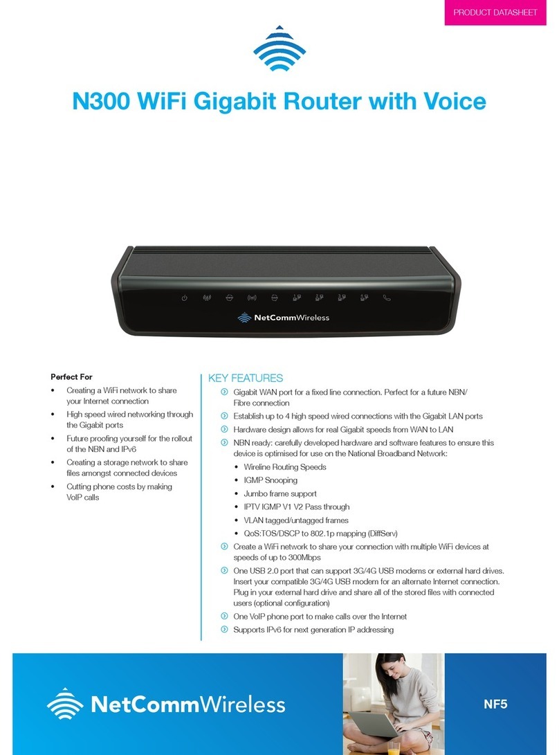 NetComm NF5 User manual