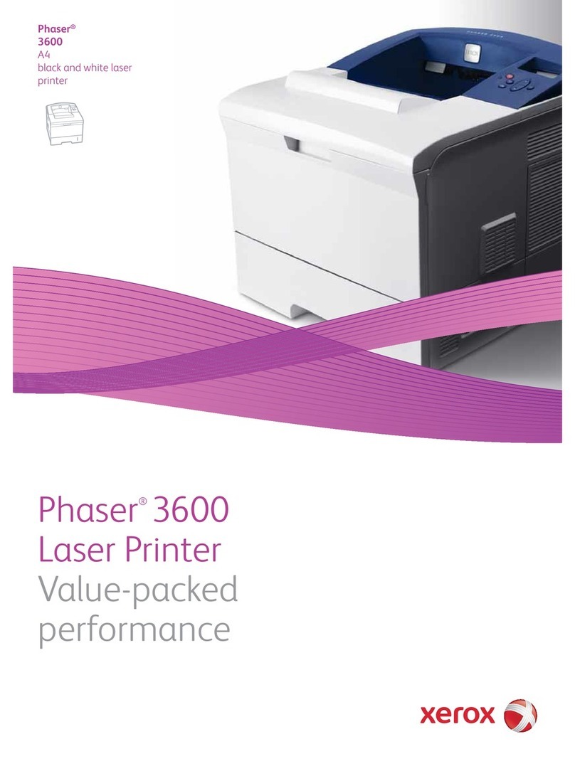 Xerox 3600B - Phaser B/W Laser Printer User manual