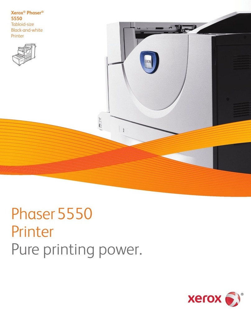 Xerox 5550B - Phaser B/W Laser Printer User manual
