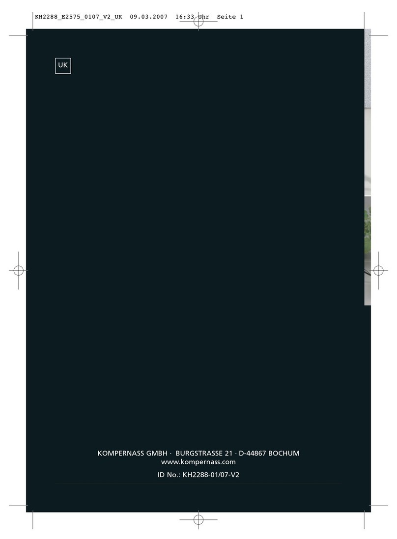 E-Bench KH 2288 operating instructions