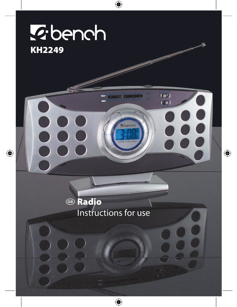 E-Bench KH 2249 Instructions for use
