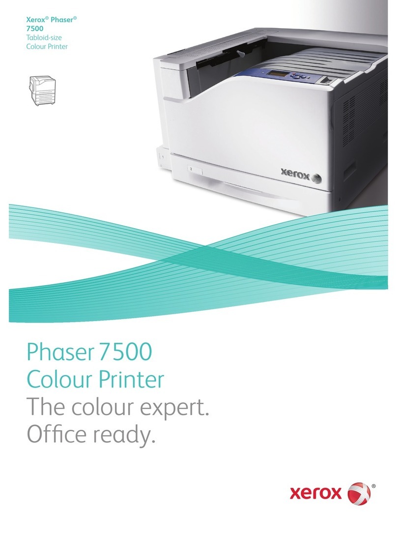 Xerox 7500/N - Phaser Color LED Printer User manual