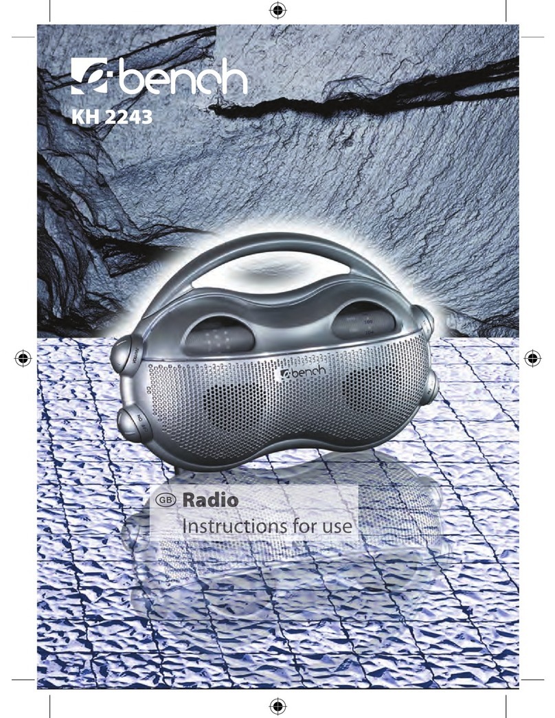 E-Bench KH 2243 User manual