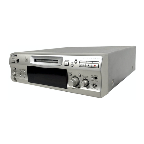 Sony MDS-S39 User manual