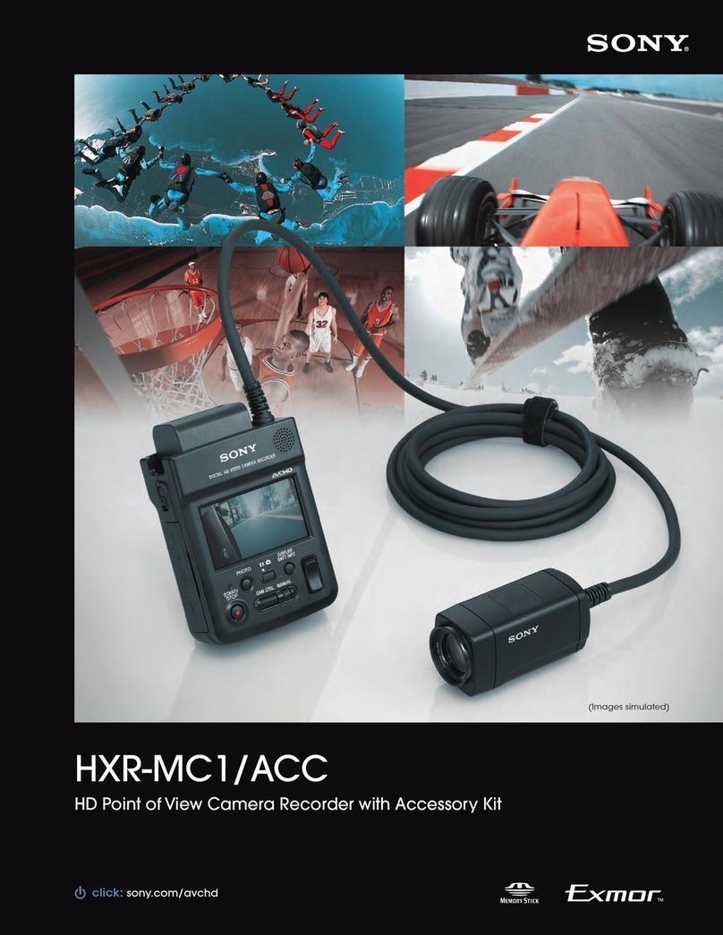 Sony HXR-MC1/ACC Specifications