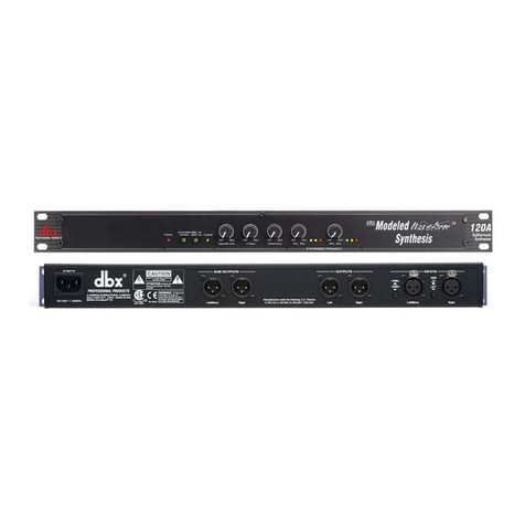 dbx 120A user manual