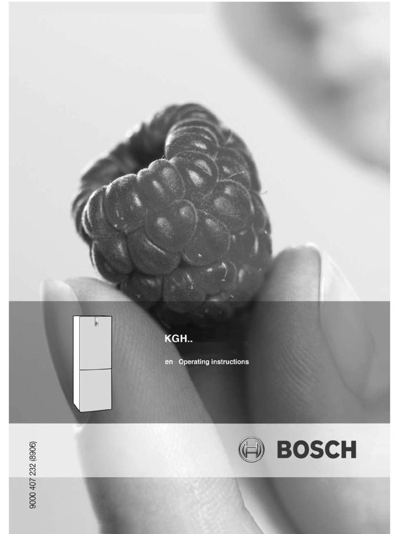 Bosch KGH.. User manual