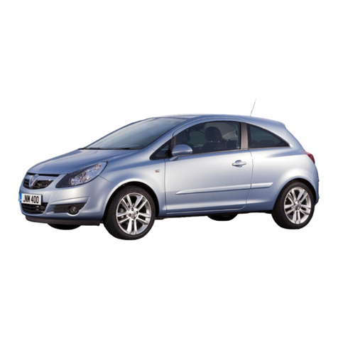Vauxhall Corsa VXR User manual