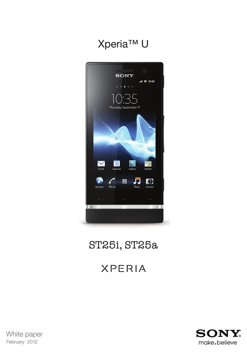Sony Xperia U Quick reference guide