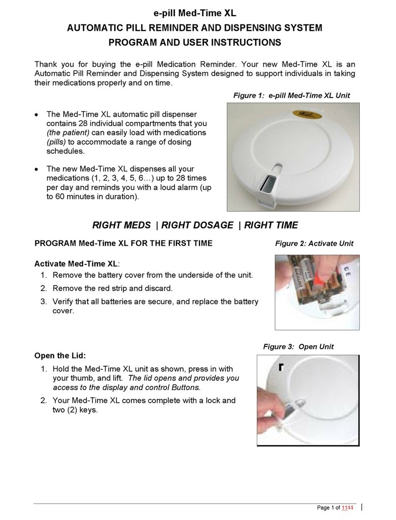 E-PIL Med-Time XL User manual