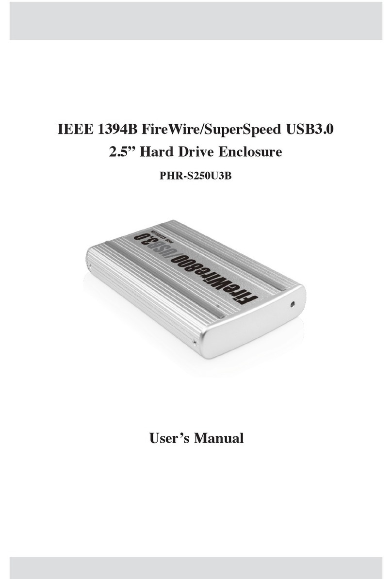Macally PHR-S250U3B user manual