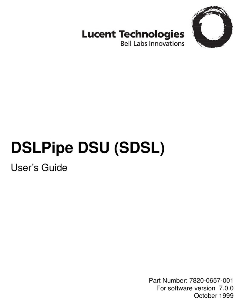 Lucent Technologies 7820-0657-001 user guide