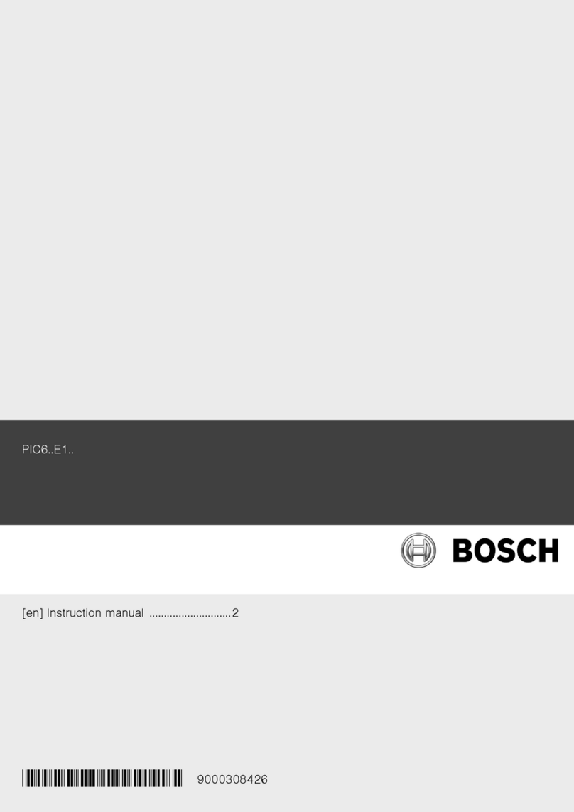Bosch PIC6..E1 Series User manual