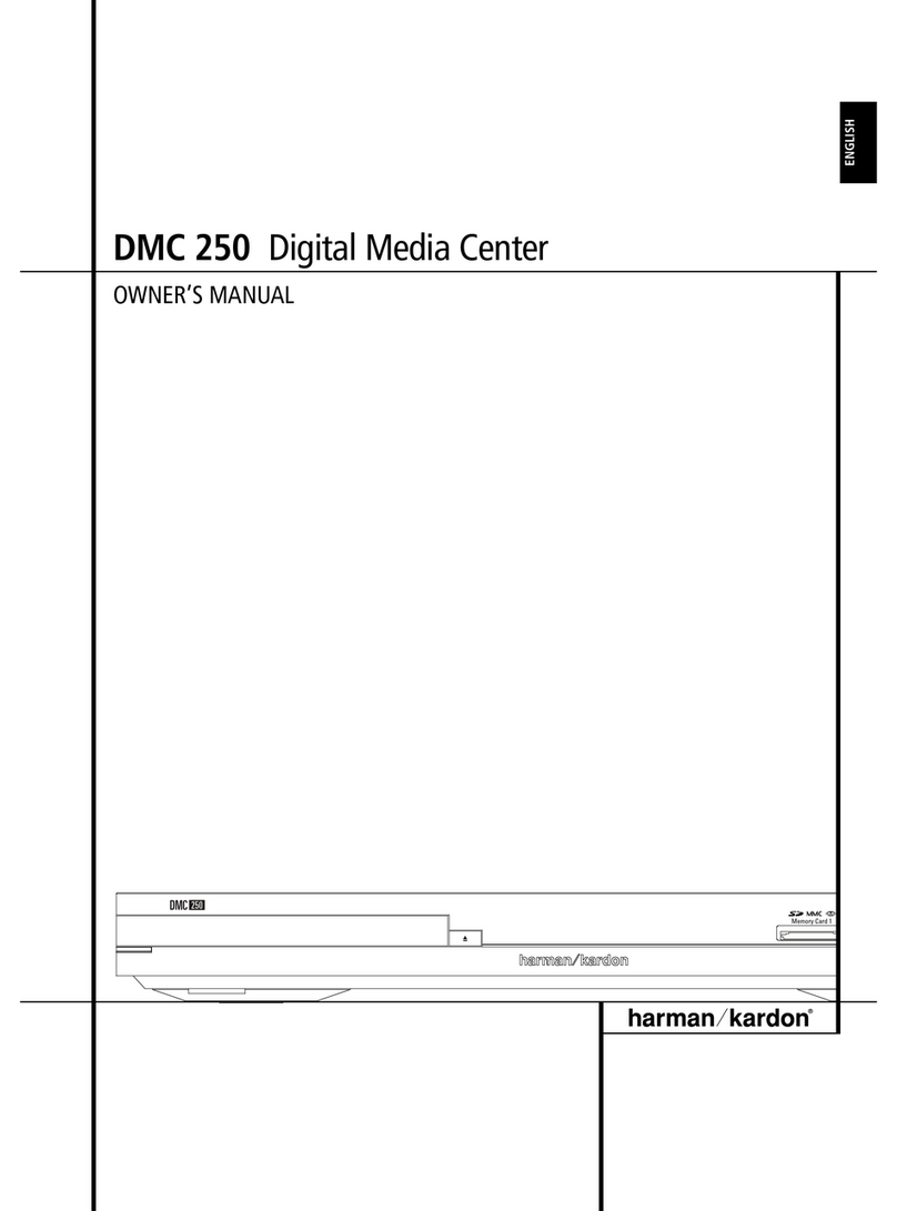 Harman Kardon DMC 250 owner's manual