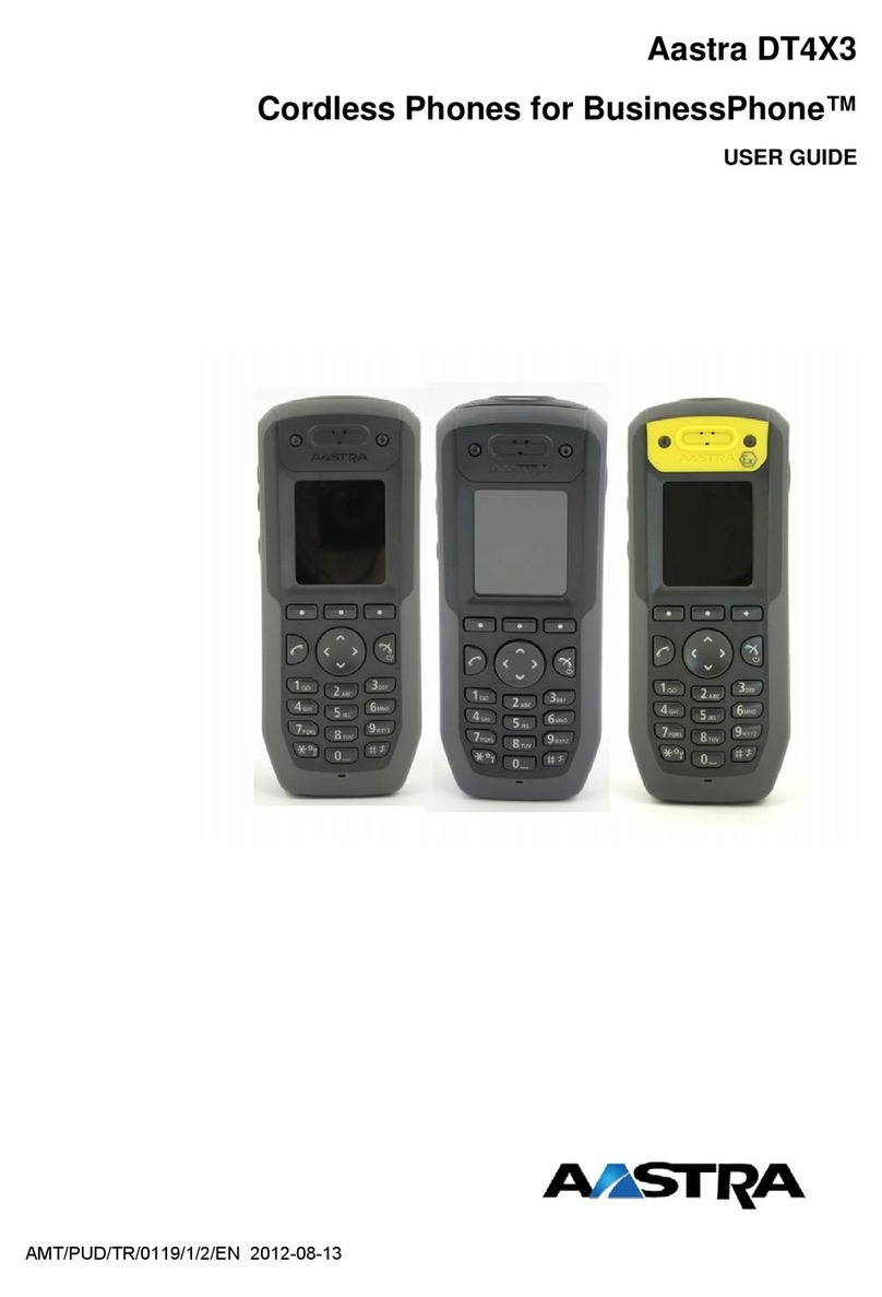 Aastra DT4X3 user guide