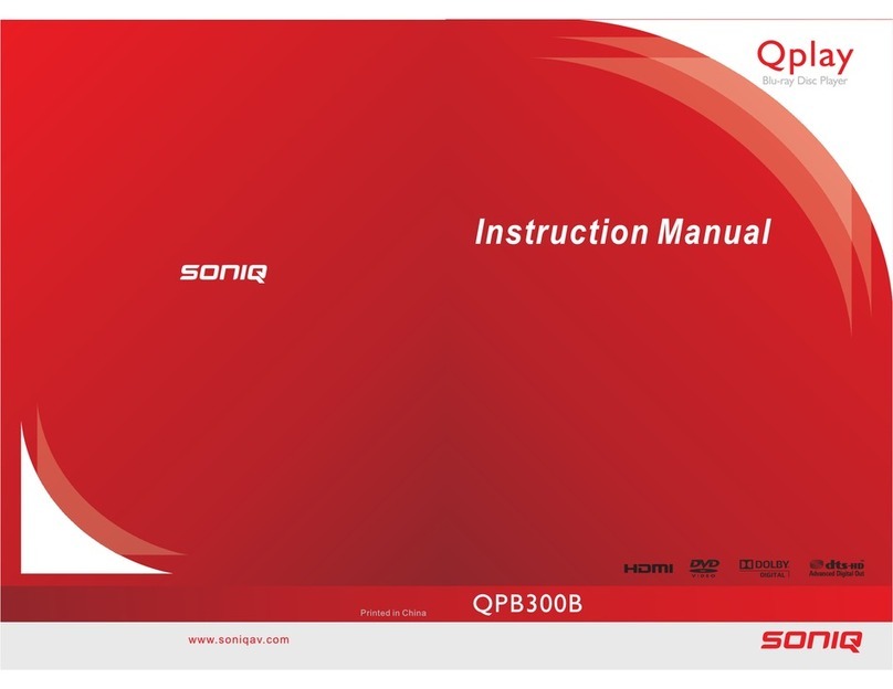 SONIQ Qplay QPB300B instruction manual