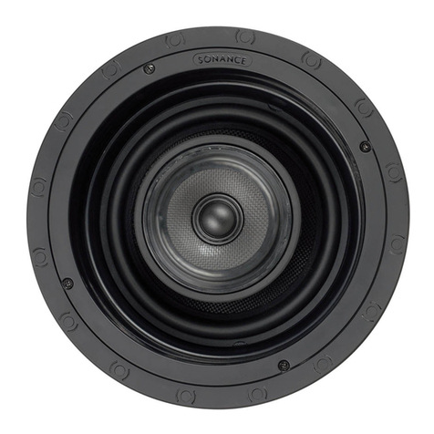 Sonance VISUAL PERFORMANCE VP82R User manual