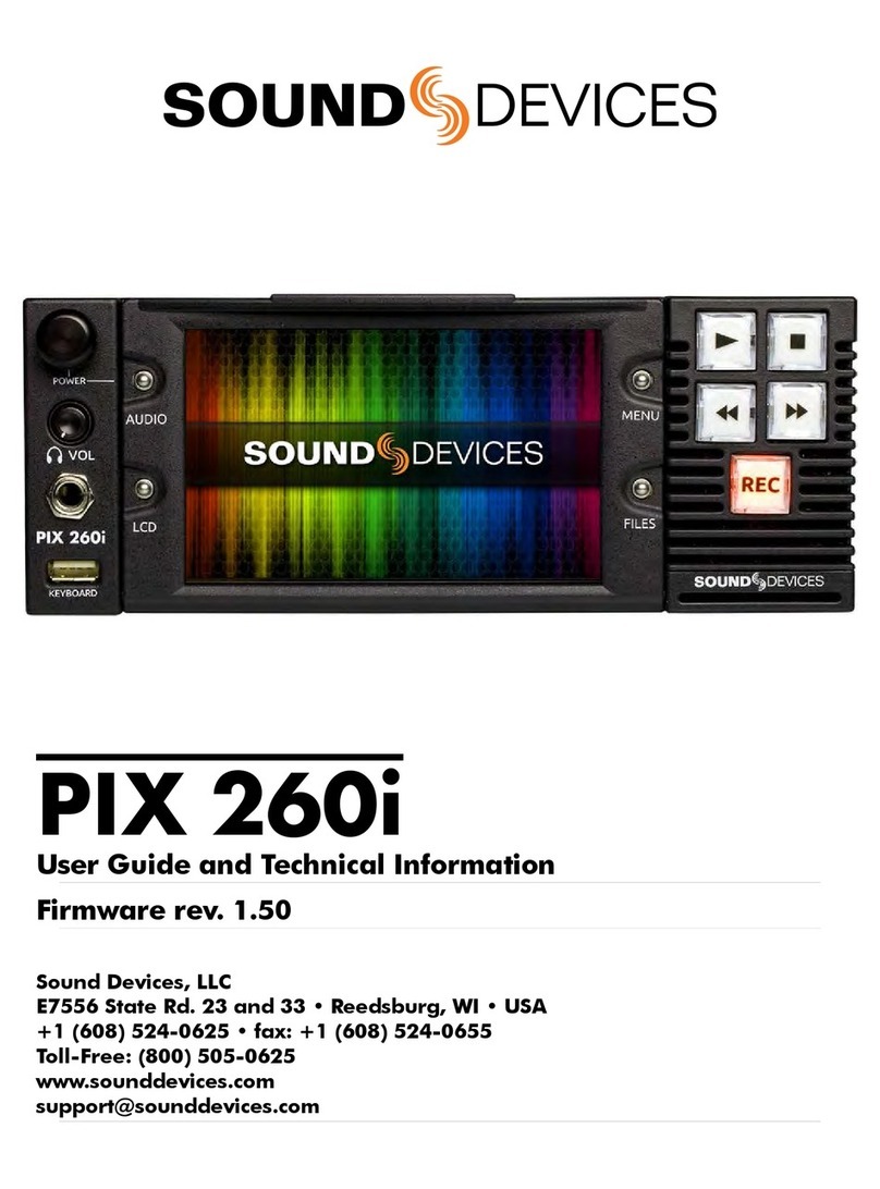 Sound Devices PIX 260i user guide