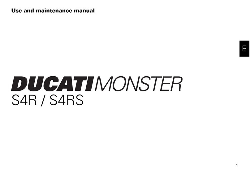 Ducati MONSTER S4R S Use and maintenance manual
