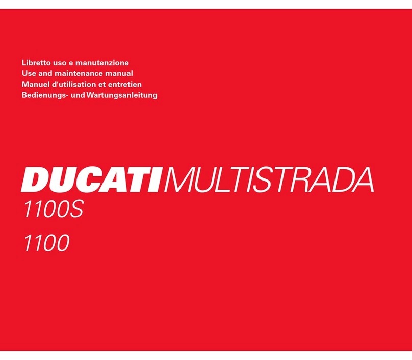 Ducati MULTISTRADA 1100 S Use and maintenance manual Ducati MULTISTRADA 1100 S Use and maintenance manual