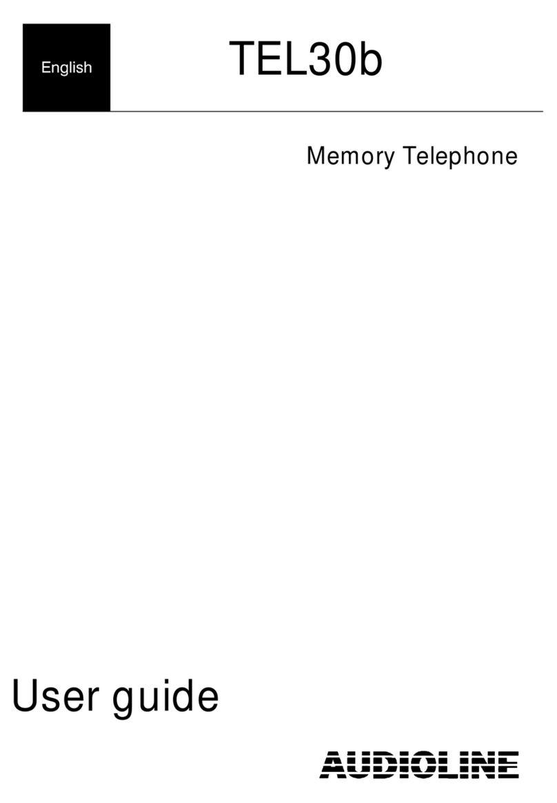 AUDIOLINE TEL 30B User manual