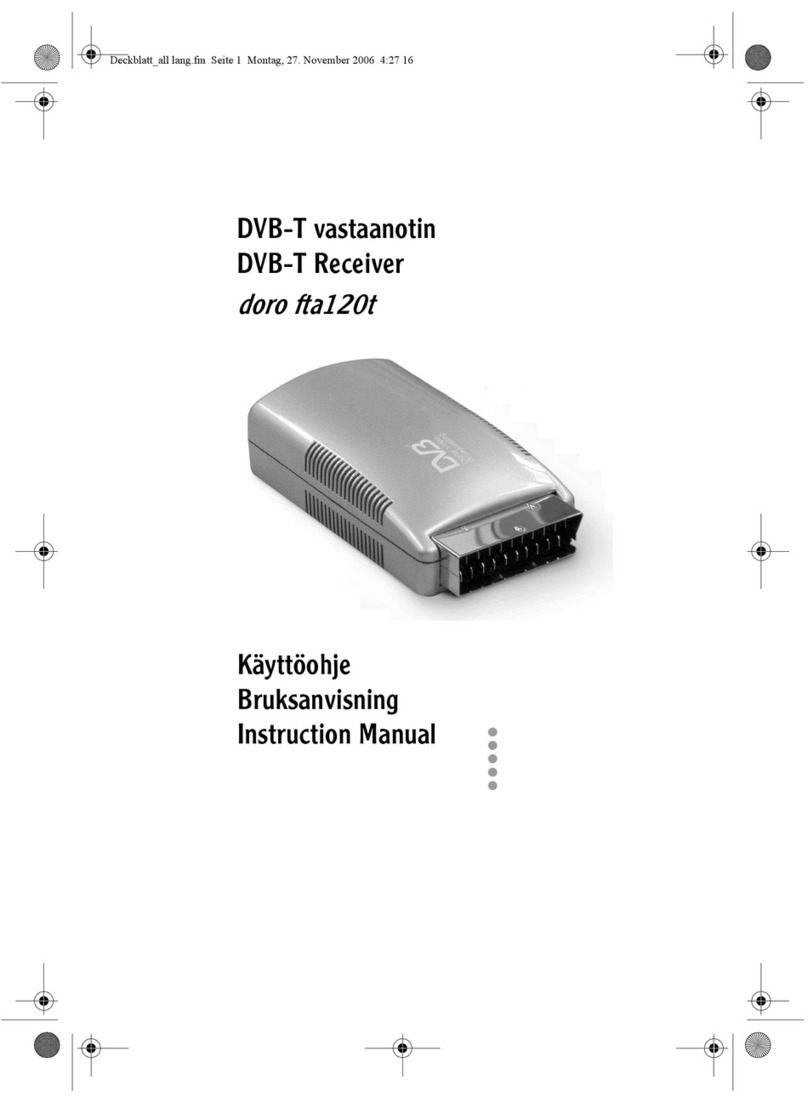 Doro FTA120T instruction manual