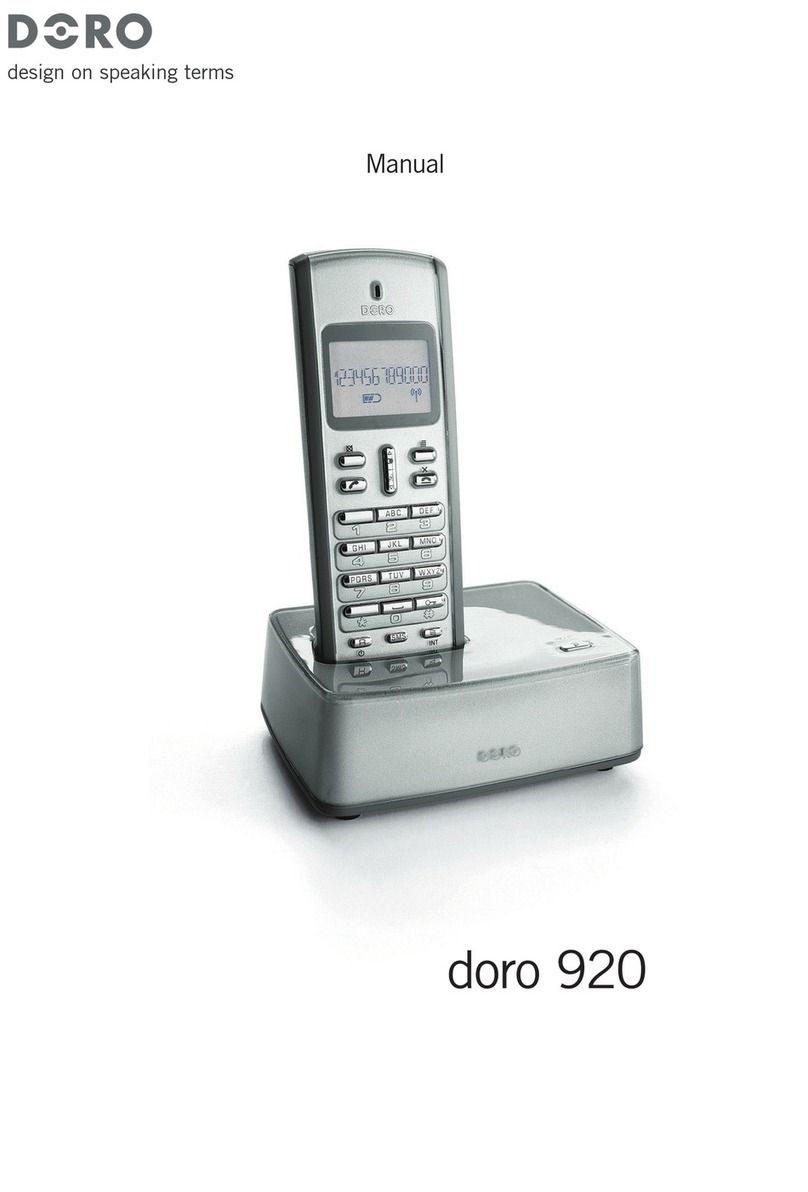 Doro 920 User manual Doro 920 User manual