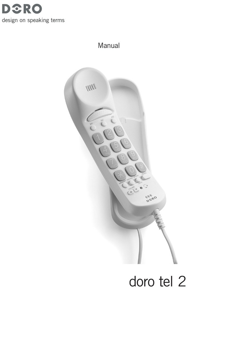 Doro TEL 2 manual&nbsp;