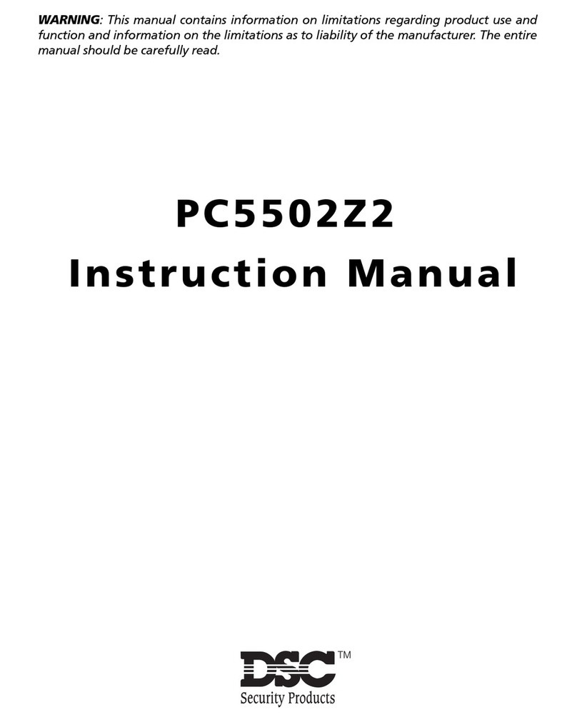 DSC PC5502Z2 User manual