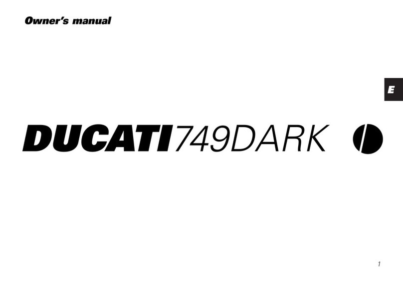 Ducati 749DARK User manual