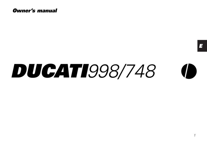 Ducati 748 monoposto strada owner's manual