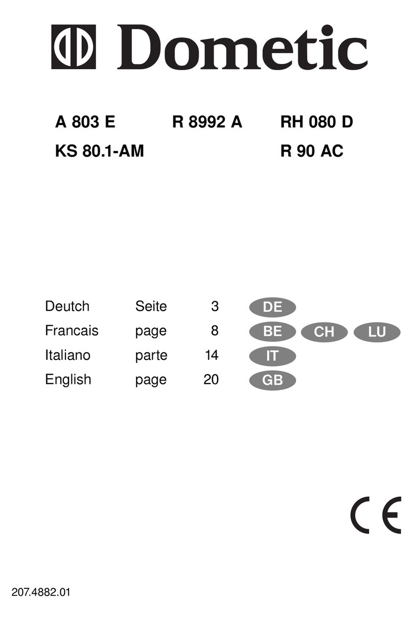 Dometic KS 80.1-AM Instruction book