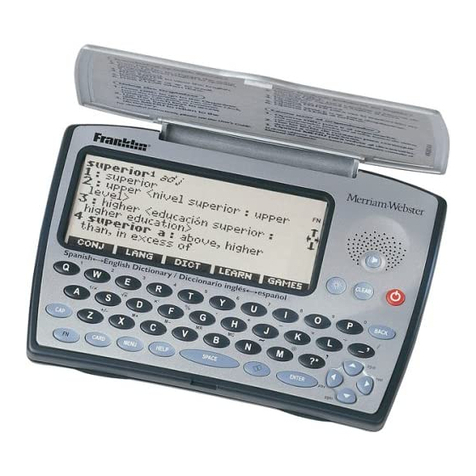 Franklin BES-1850 User manual