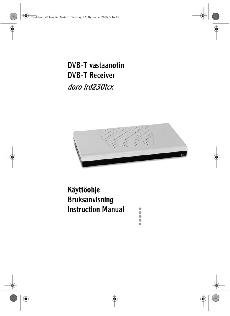 Doro IRD230TCX instruction manual
