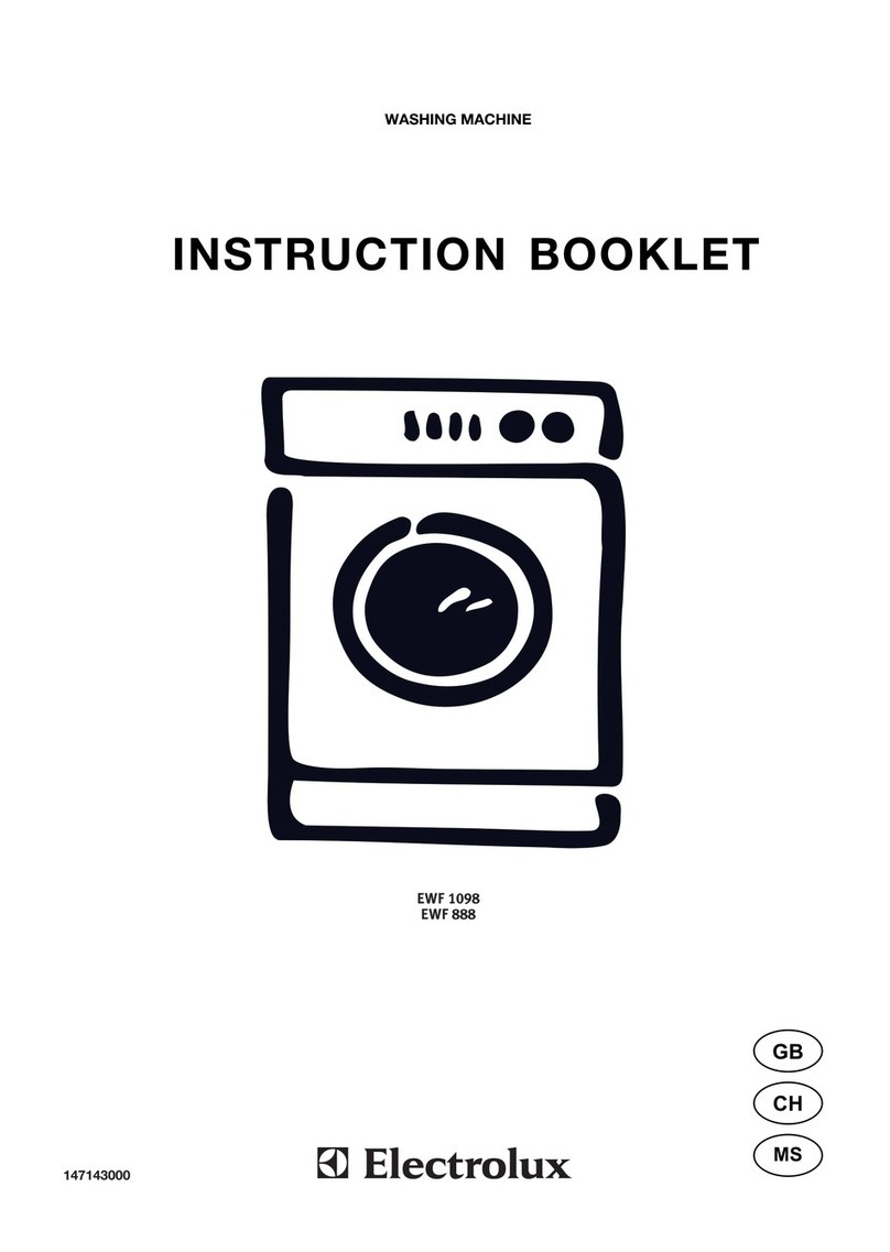 Electrolux EWF 888 Instruction booklet