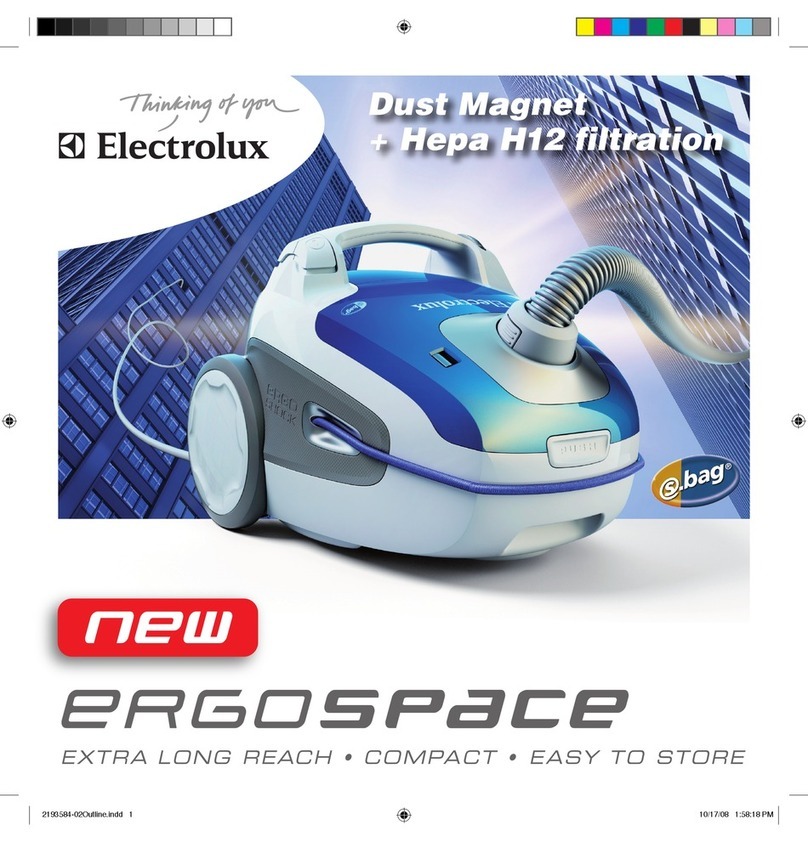 Electrolux ergospace instruction manual