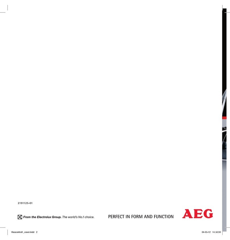 AEG vivacontrol Operating	 instruction