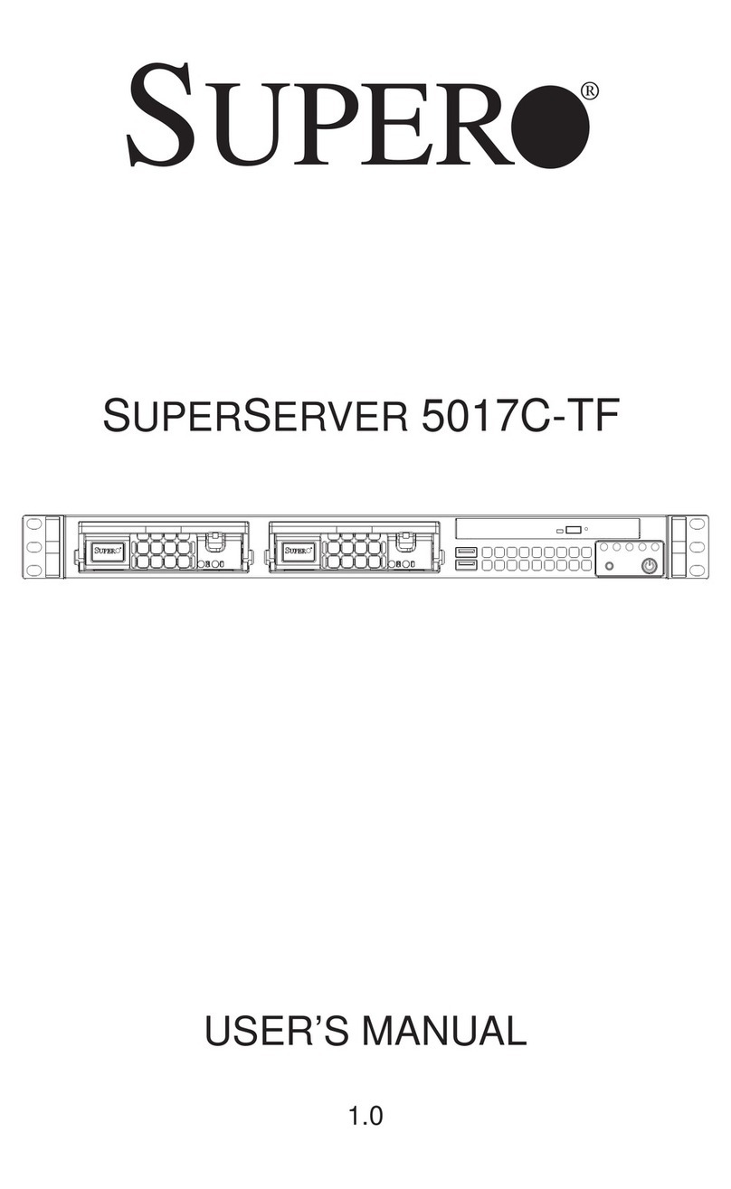 Supero SUPERSERVER 5017C-TF User manual