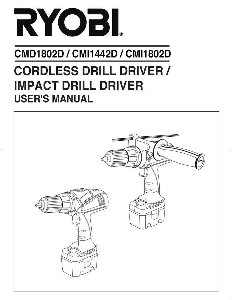 Ryobi CMD1802D user manual