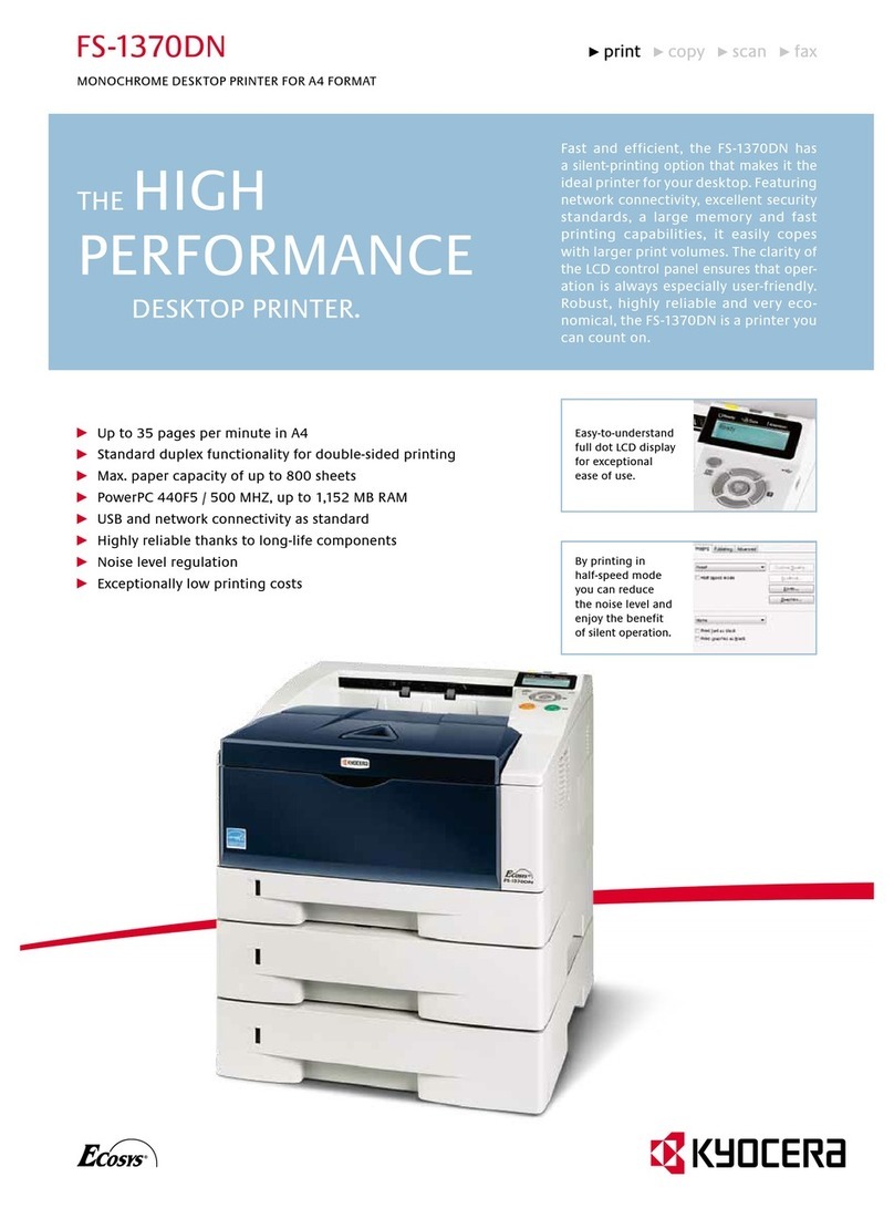 Kyocera ECOSYS FS-1370DN User manual